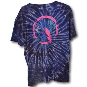 Cooke Collective Purple Tye Dye Mens Byron Bay Australia Retro T-Shirt S…